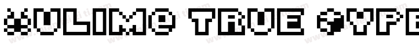 Gulim- true Type字体转换